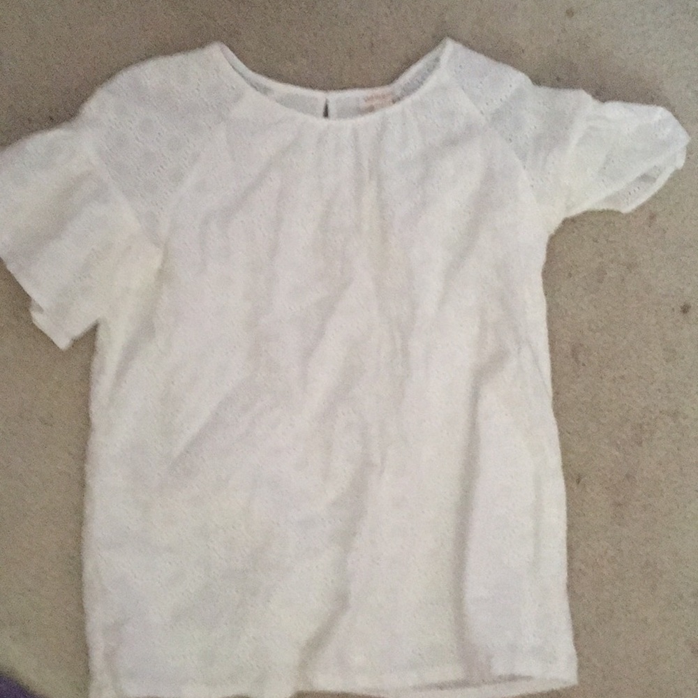 White pattern t-shirt